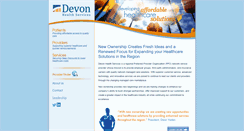 Desktop Screenshot of devonhealth.com